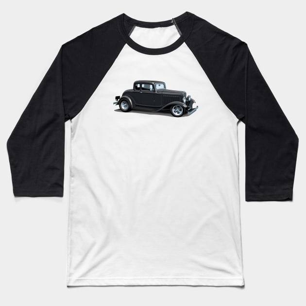 1932 Ford 5 window coupe Baseball T-Shirt by candcretro